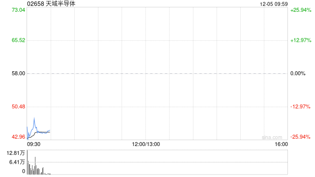 天域半导体首日破发跌逾三成 每手亏损达1000港元